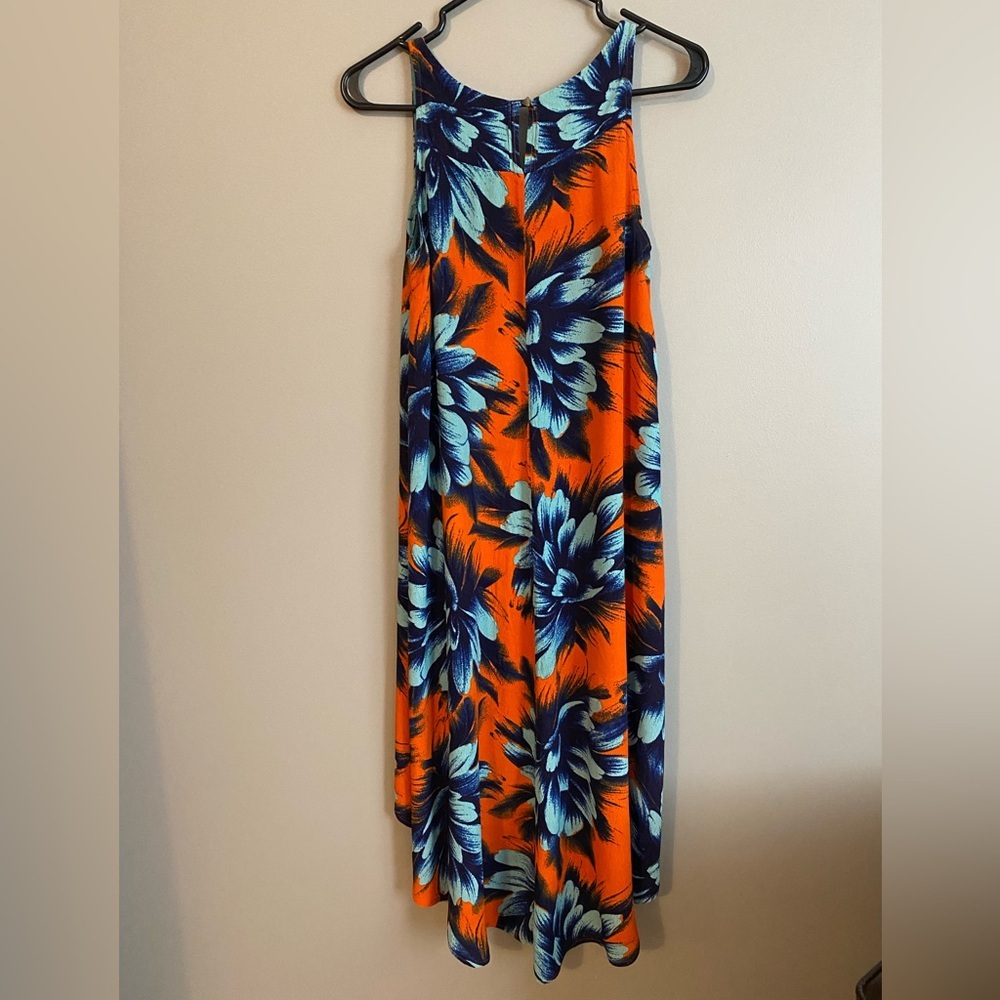 Anthropologie Maeve Floral Dress High Low Sleeveless Size 2 - Picture 5 of 11